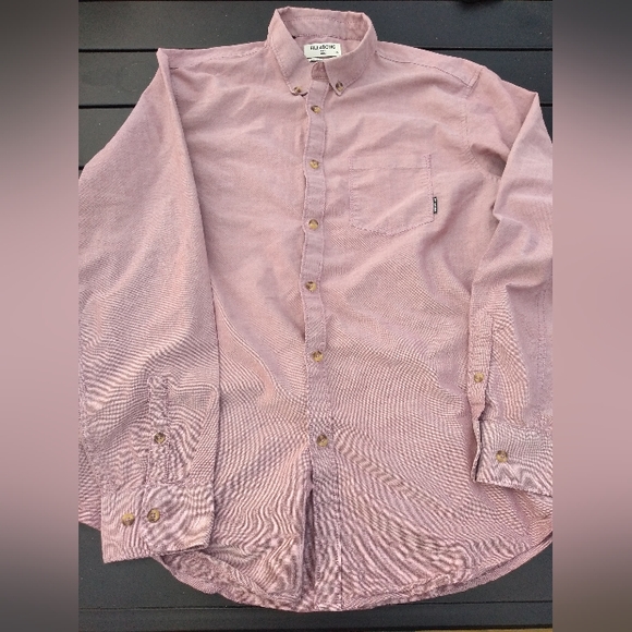 Men's Billabong Button Down Shirt, Size Large, Tailored Fit / Stretch, P… - Picture 3 of 12